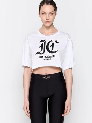 T-shirt z nadrukiem Just Cavalli