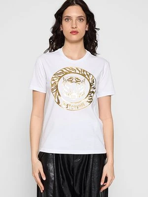 T-shirt z nadrukiem Just Cavalli
