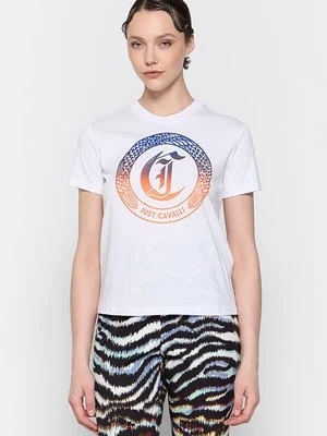 T-shirt z nadrukiem Just Cavalli