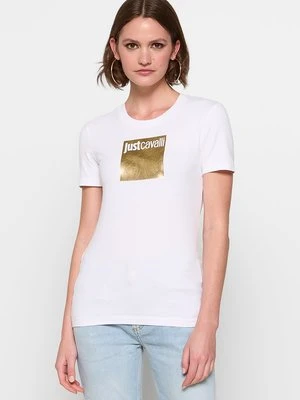 T-shirt z nadrukiem Just Cavalli