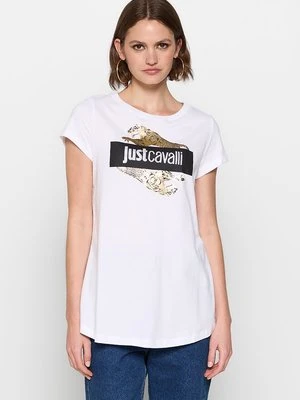 T-shirt z nadrukiem Just Cavalli