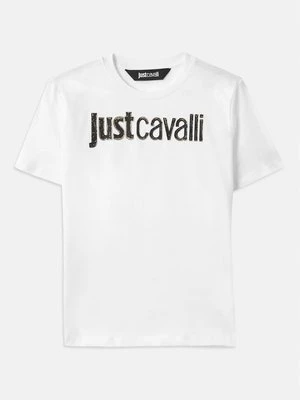 T-shirt z nadrukiem Just Cavalli