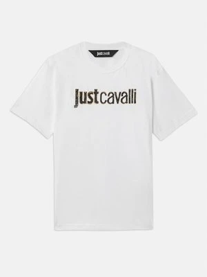 T-shirt z nadrukiem Just Cavalli