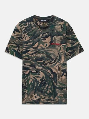 T-shirt z nadrukiem Just Cavalli