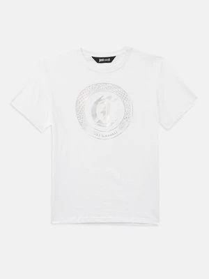 T-shirt z nadrukiem Just Cavalli