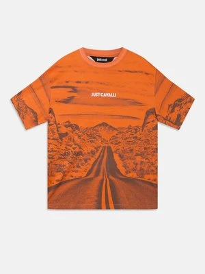 T-shirt z nadrukiem Just Cavalli