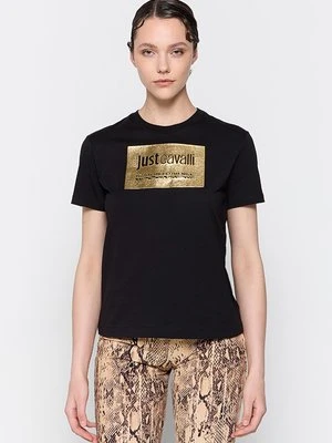 T-shirt z nadrukiem Just Cavalli