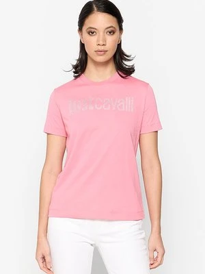 T-shirt z nadrukiem Just Cavalli