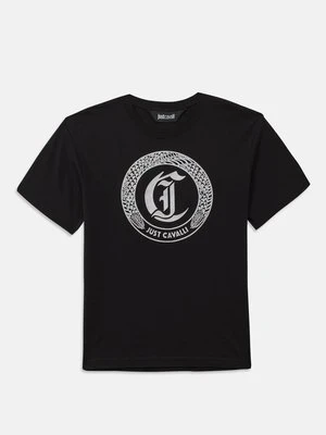 T-shirt z nadrukiem Just Cavalli