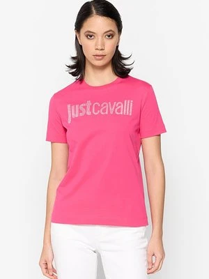 T-shirt z nadrukiem Just Cavalli