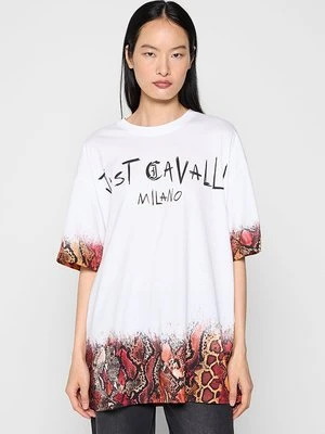 T-shirt z nadrukiem Just Cavalli