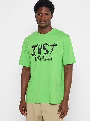 T-shirt z nadrukiem Just Cavalli