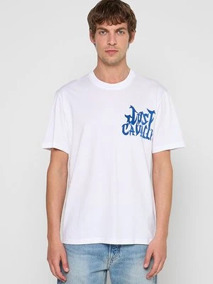 T-shirt z nadrukiem Just Cavalli