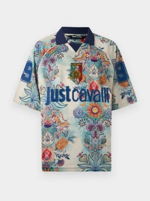 T-shirt z nadrukiem Just Cavalli