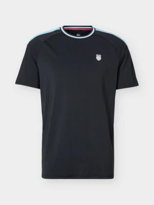 T-shirt z nadrukiem K-swiss czarny