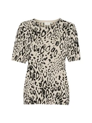 T-shirt z nadrukiem Kaffe