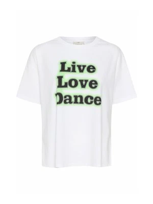 T-shirt z nadrukiem Kaffe