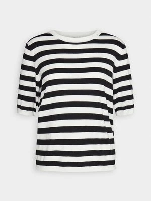 T-shirt z nadrukiem Kaffe mleczny