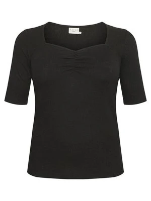 T-shirt z nadrukiem Kaffe Curve