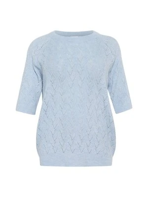 T-shirt z nadrukiem Kaffe Curve