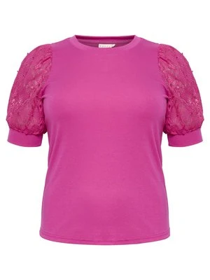 T-shirt z nadrukiem Kaffe Curve