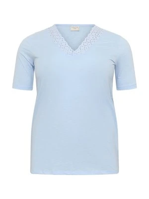 T-shirt z nadrukiem Kaffe Curve