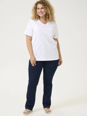 Zdjęcie produktu T-shirt z nadrukiem Kaffe biały