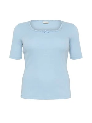 T-shirt z nadrukiem Kaffe Curve