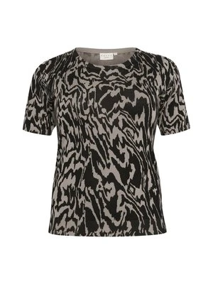 T-shirt z nadrukiem Kaffe Curve