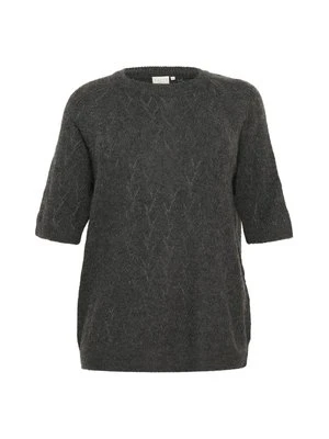 T-shirt z nadrukiem Kaffe Curve