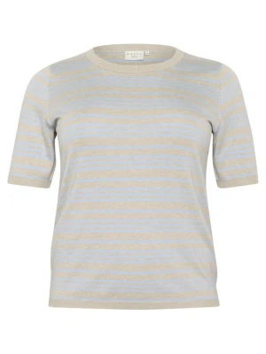 T-shirt z nadrukiem Kaffe niebieski