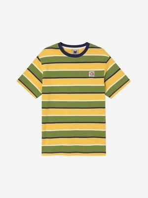 T-shirt z nadrukiem Kaotiko żółty