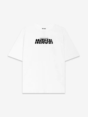 T-shirt z nadrukiem Kaotiko biały