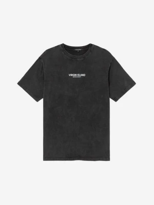 T-shirt z nadrukiem Kaotiko czarny