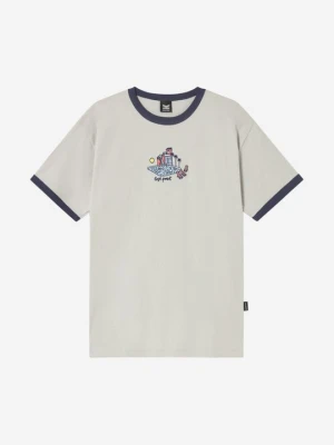 T-shirt z nadrukiem Kaotiko jasnoniebieski