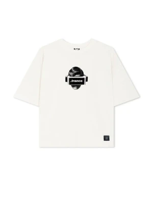 T-shirt z nadrukiem Kaotiko mleczny