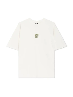 T-shirt z nadrukiem Kaotiko mleczny