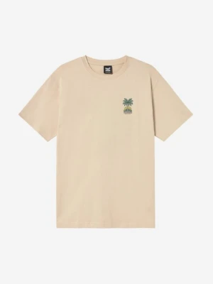 T-shirt z nadrukiem Kaotiko mleczny
