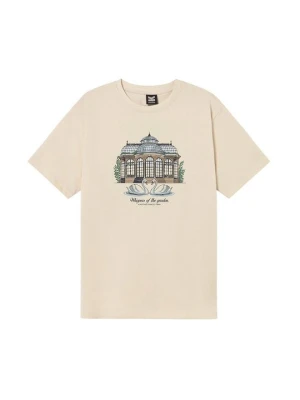 T-shirt z nadrukiem Kaotiko mleczny