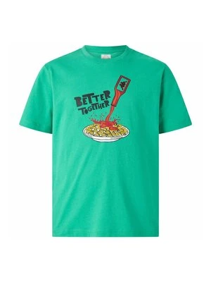 T-shirt z nadrukiem Kappa