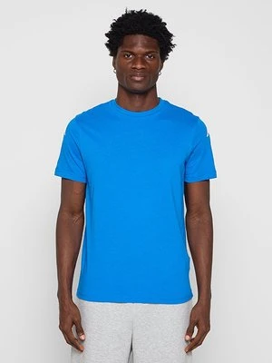T-shirt z nadrukiem Kappa błękit królewski