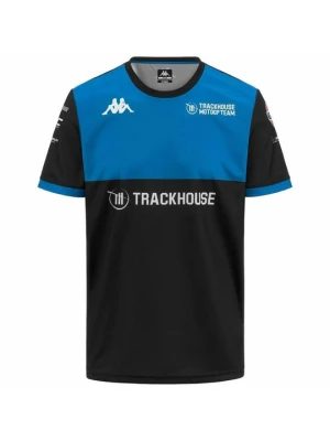 T-shirt z nadrukiem Kappa antracytowy