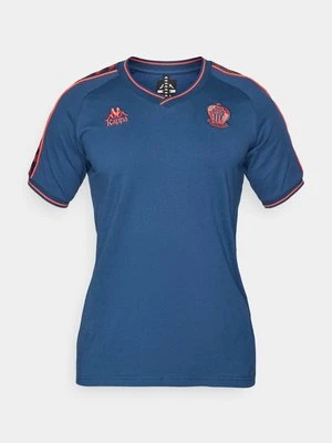 T-shirt z nadrukiem Kappa Gara granatowy