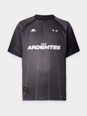 T-shirt z nadrukiem Kappa szary