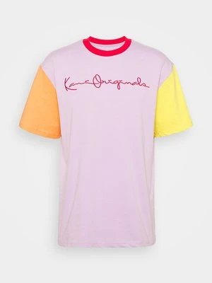 Zdjęcie produktu T-shirt z nadrukiem Karl Kani liliowy