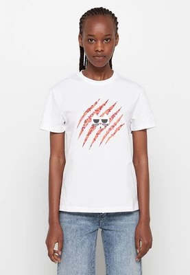 T-shirt z nadrukiem Karl Lagerfeld