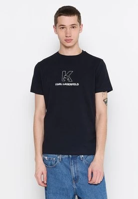 T-shirt z nadrukiem Karl Lagerfeld