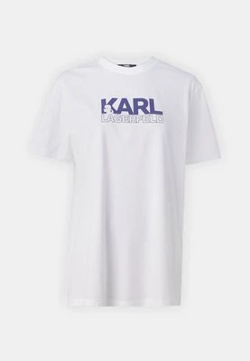 T-shirt z nadrukiem Karl Lagerfeld