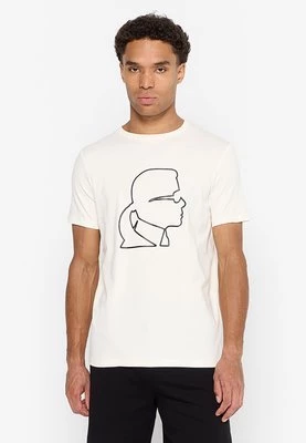 T-shirt z nadrukiem Karl Lagerfeld