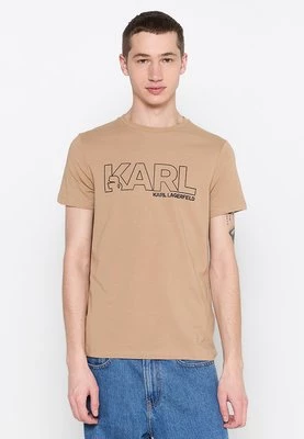 T-shirt z nadrukiem Karl Lagerfeld